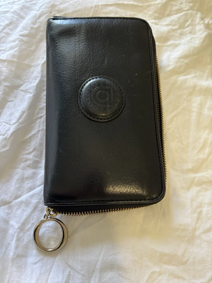 Oroton Leather Black Purse