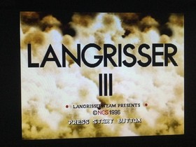 [SEGASATURN software] Langrisser III□SEGA Saturn SS [Operation confirmed]