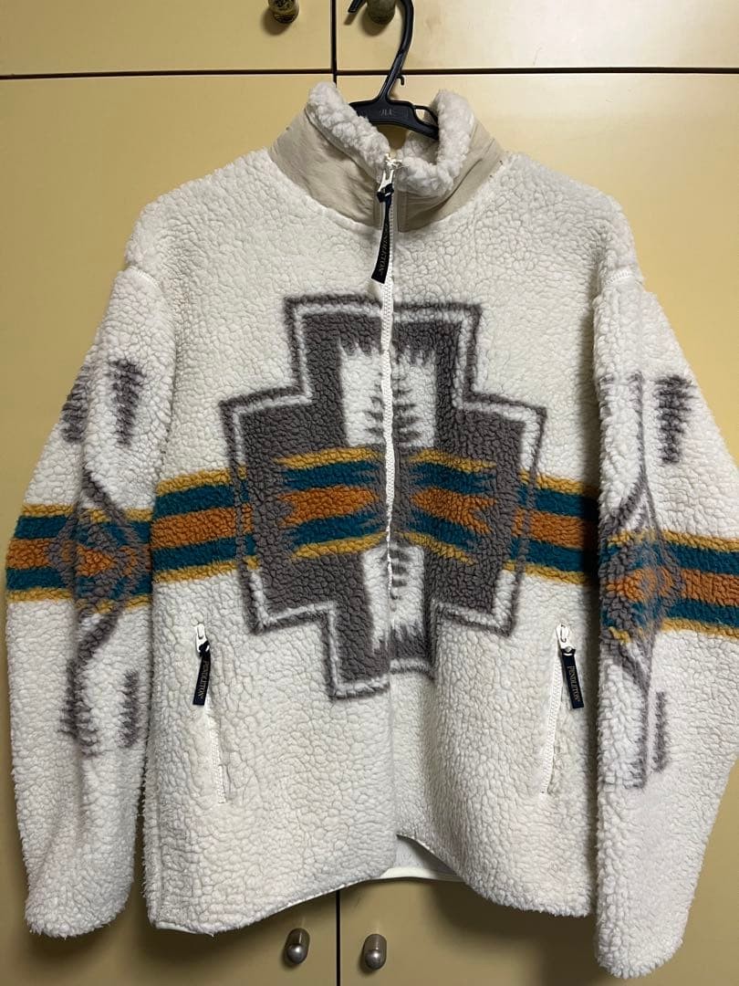 Pendleton Outer One Point Boa Fabric Jacket L Exc… - image 1