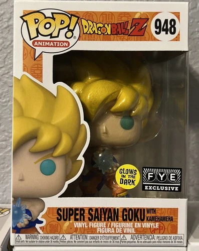 Funko Pop! Dragon Ball Z Super Saiyan Goku #948 Glows GITD Exclusive