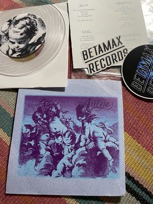 Blue   Clear Vinyl 7  EP Betamax Records Indie Alternative w/ Insert