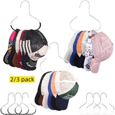 2/3PCS Hanging Hat Organizer Holds Caps, Belts, Ties Purses