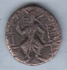 Kushan dynasty's Vima Kadphises AD. 105-305 Century  copper coin
