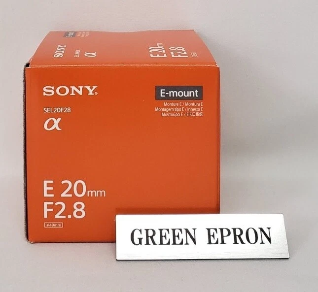 Sony Digital Camera Prime Lens E 20mm F2.8 Sony E-mount APS-C solo SEL20F28 - Imagen 3 de 4