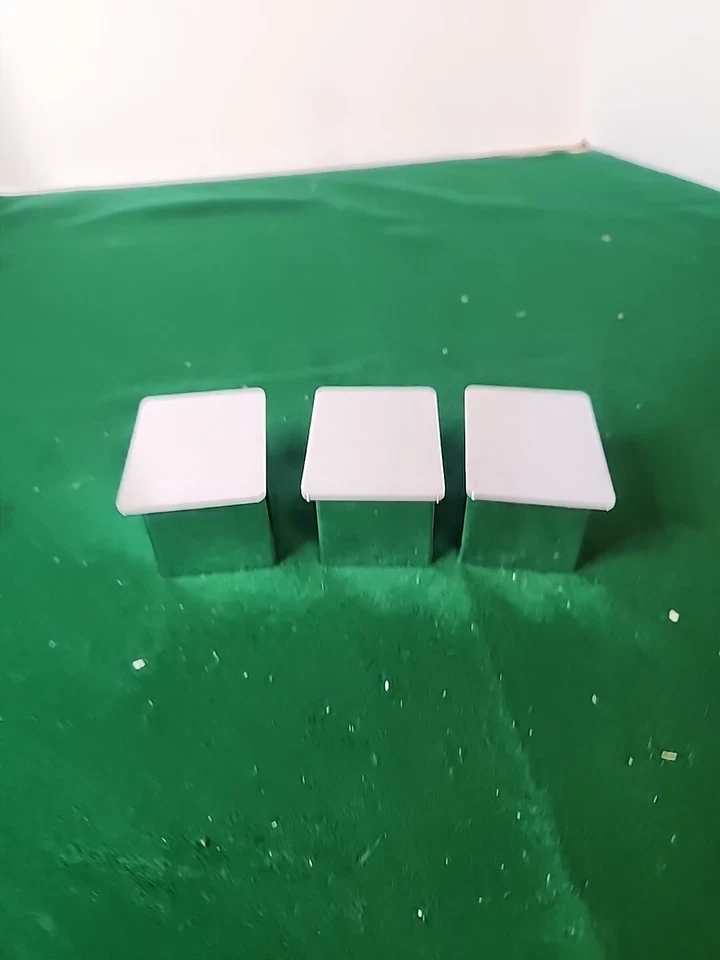 (3) Vintage Richmond Dental Tilt Top Lid Cotton Pellet Dispensers Switzerland - Image 2 of 4