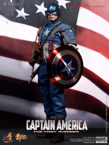 Perfect Hot Toys 1/6 Mms156 El Primer Vengador Capitán América En Stock Nuevo