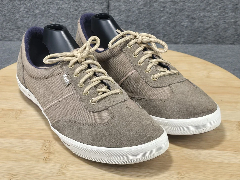 Keds Craze II Ortholite Women's Size 8.5 Shoes Tan Suede Canvas Sneakers WH57410 - Image 2 of 4