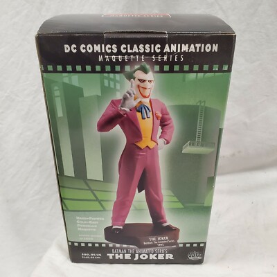 DC DIRECT JOKER MAQUETTE/STATUE #95/1400 MIB BATMAN ANIMATED