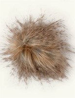 Victorian Trading Co. Siberian Wolf Detachable Hat Pompom Free Ship on sale Victorian Trading Co. Siberian Wolf Detachable Hat Pompom Free Ship on sale