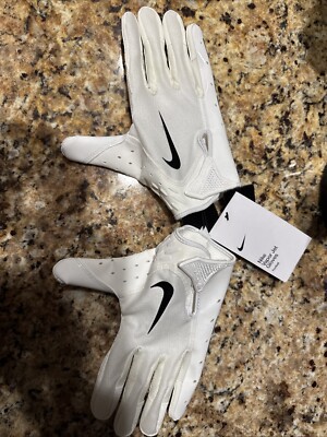 Nike Vapor Jet 7.0 Football Gloves White Adult XL NCAA for sale