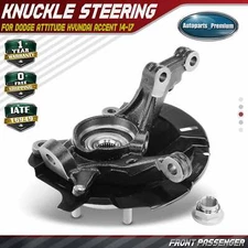 Front Right RH Steering Knuckle Assembly for Dodge Attitude Hyundai Accent 14-17