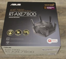 ASUS RT-AXE7800 Tri-band WiFi 6E Extendable Router, 6GHz Band 2.5G Port