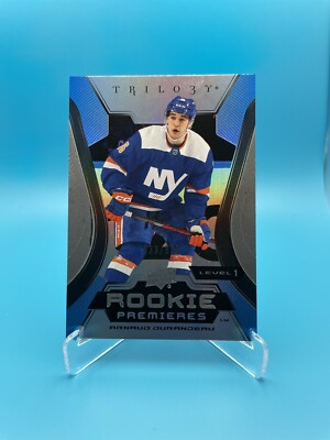 2023-24 UD Trilogy Arnaud Durandeau Rookie Premieres Level 1 833/999 #131 NYI
