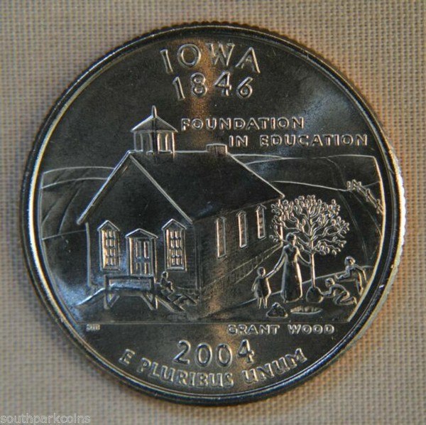 2004 D Iowa Statehood Quarter Uncirculated for sale online eBay