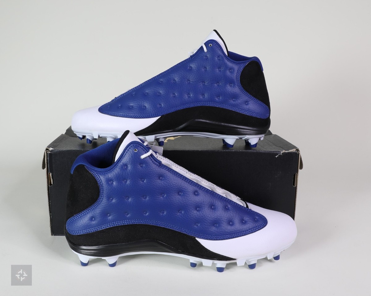 Nike Jordan 13 Alpha Malik Hooker Colts Player Edition Football