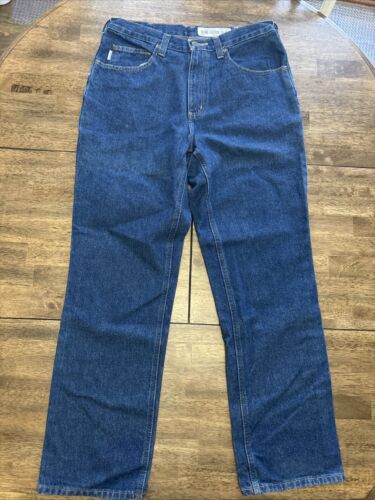 Carhartt Mens 32x30 Denim Relaxed Fit Work Jeans NWT NEW