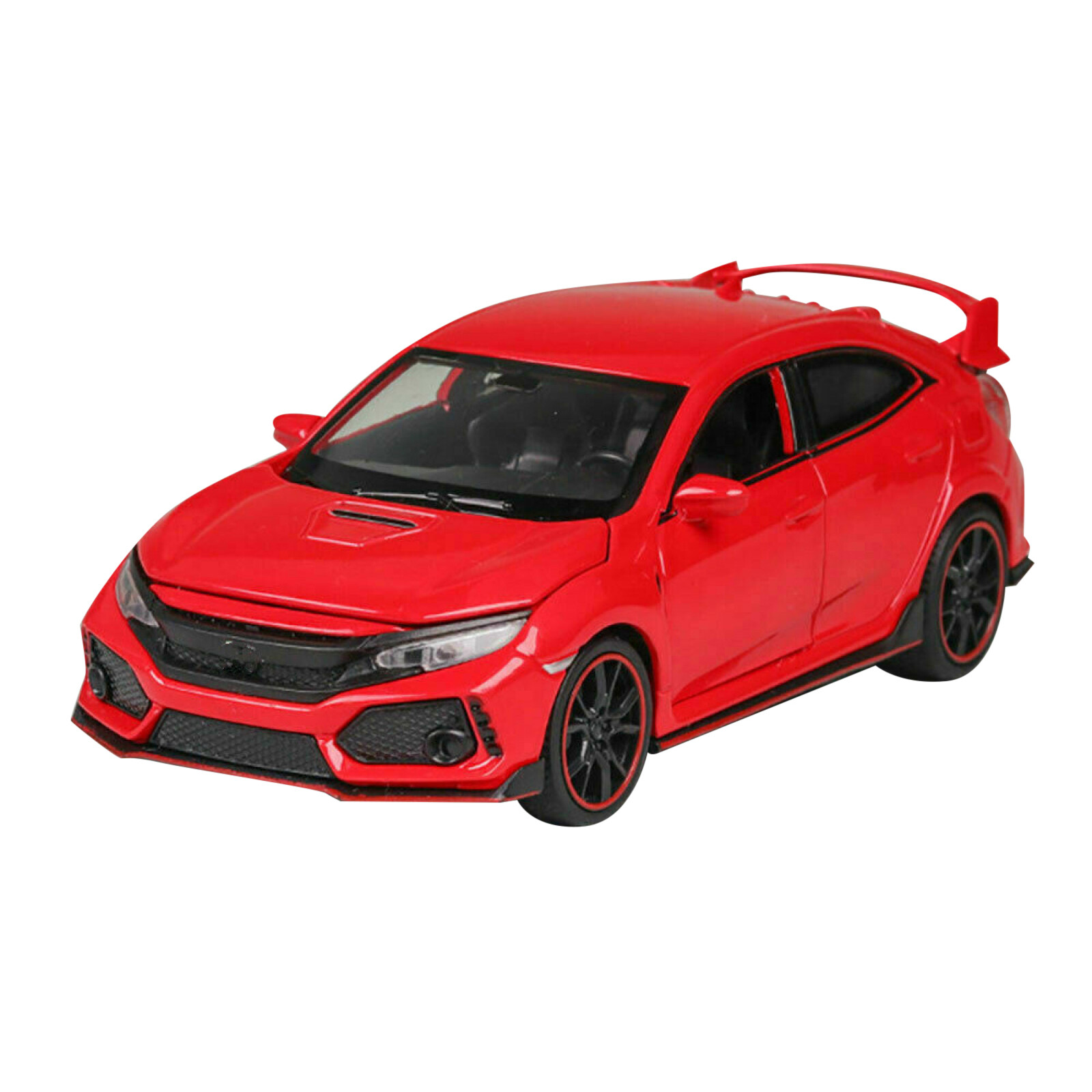 1/32 Model Car Diecast Toy Collection Sound&Light Gift for Honda Civic Type R B