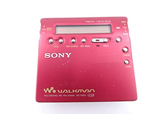 SONY MD Walkman MZ-R900 Red minidisc player recorder w/ RM SONY MD Walkman MZ-R900 Red minidisc player recorder w/ RM