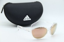 NEW ADIDAS SP0012 26G ROSE GOLD CLEAR AUTHENTIC SUNGLASSES W/CASE 61-16