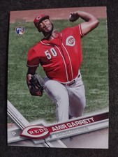 2017 Topps #539 Amir Garrett Rookie RC Cincinnati Reds Baseball Card. rookie card picture