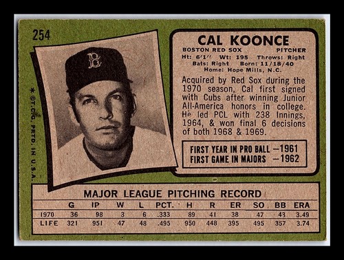 1971 Topps Baseball Cards 1-263 - You Pick - aaalvins - Picture 185 of 193