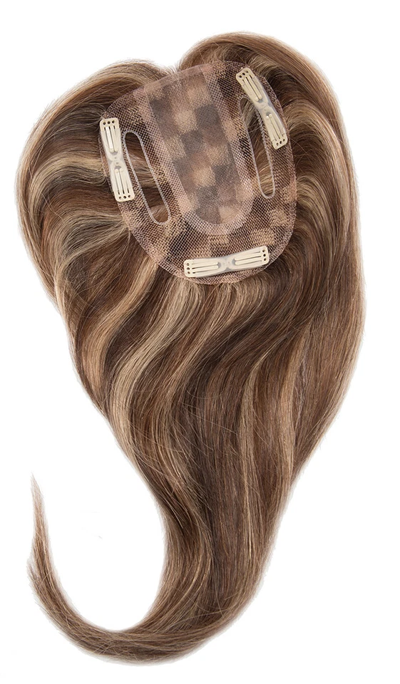 ADD-ON CENTER de ENVY *¡TODOS LOS COLORES!* EnvyHair 12" AÑADIR Clip-in Topper, Mono NUEVO Foto 3 de 4