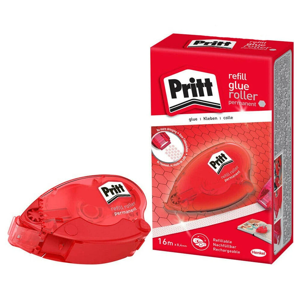 KLEBEMITTEL Pritt Kleberoller permanent nachfüllbar Büromaterial 16 x 8.4mm
