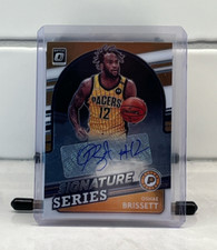 2021-22 Panini Donruss Optic Signature Series #SS-OBS Oshae Brissett (AU) Pacers
