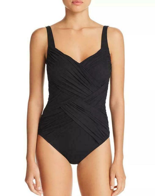 black lattice swimsuit