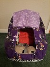 NIGHTMARE BEFORE CHRISTMAS car seat canopy with front opening handmade
