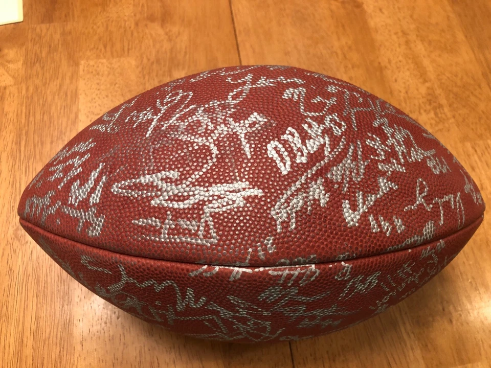 2008 Terrell Pryor, Robert Quinn, Patrick Peterson ++ Auto Signed Football w/LOA - Image 2 of 4