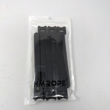 HMROPE 60PCS Fastening Cable Ties Reusable, Premium 6-Inch Adjustable Cord Ties