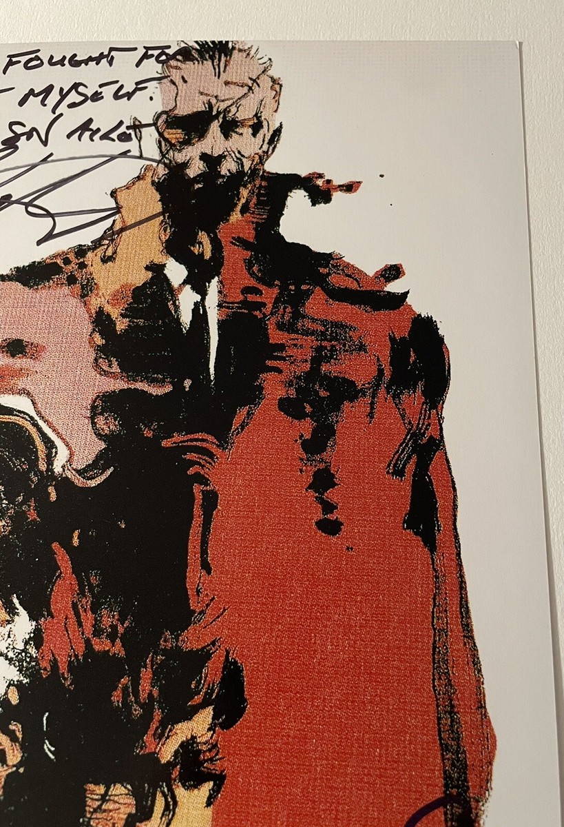 David Hayter Yoji Shinkawa +3 Signed 11x17 Metal Gear Solid Photo