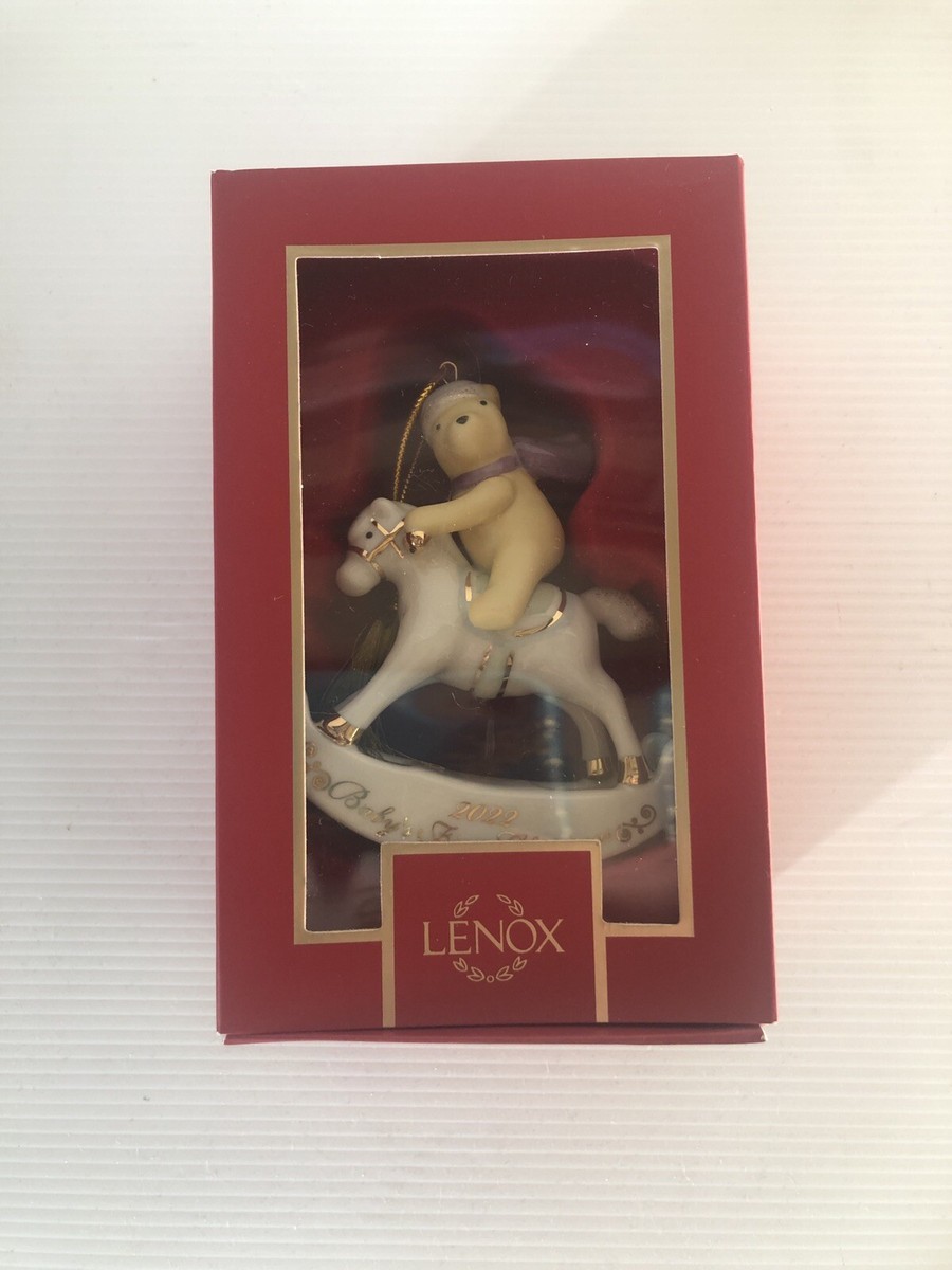 Lenox 2022 Winnie the Pooh Baby's 1st Christmas Porcelain