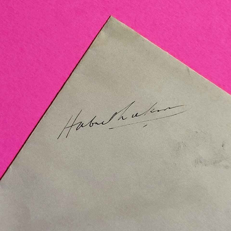 Автограф - Авиатор Хьюберт Уилкинс подписанный 1931 NY конверт авиапочта чехол - Изображение 2 из 2