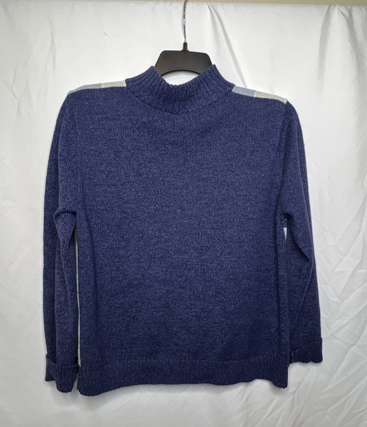 Classic Elements Blue Winter Sweater Snowflakes &… - image 6