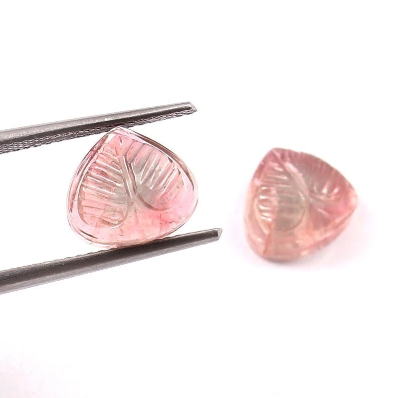 Loose Gemstone Natural Bio Tourmaline Hand Carved Fancy Heart Gemstone A1275 - Image 3 of 3