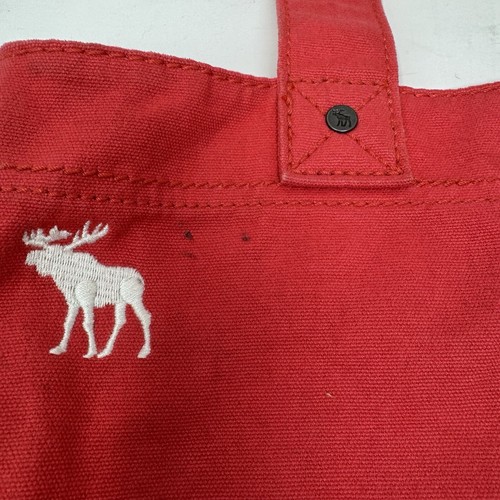 Bolso de Hombro Vintage Abercrombie & Fitch Lona Bordado Alce Años 90 Y2K - Imagen 11 de 13