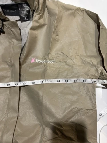 Frogg Toggs Womens Ultra-Lite2 Rain Suit Small Khaki Jacket Pants Packable New image 4