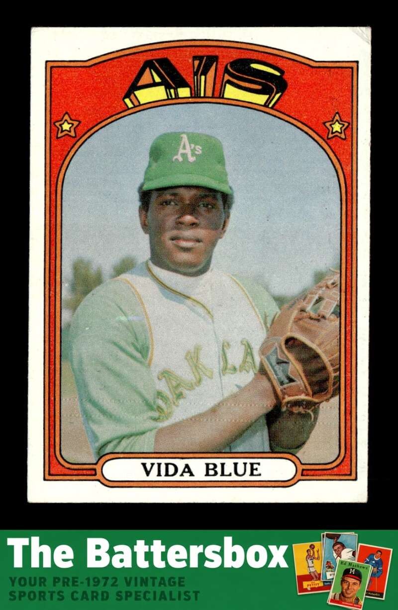 1972 Topps #169 Vida Blue   VGEX X3844482