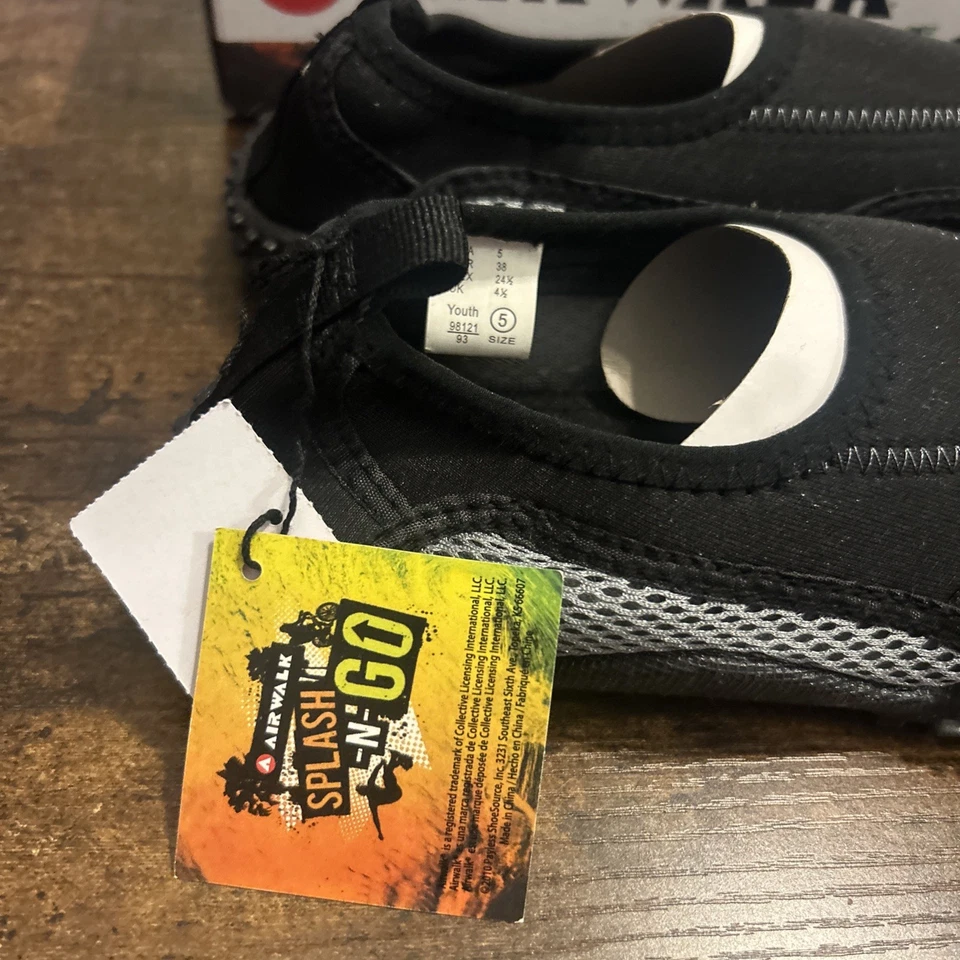 Zapatos acuáticos vintage Airwalk Splash N Go juveniles talla 5 098121 Foto 2 de 4