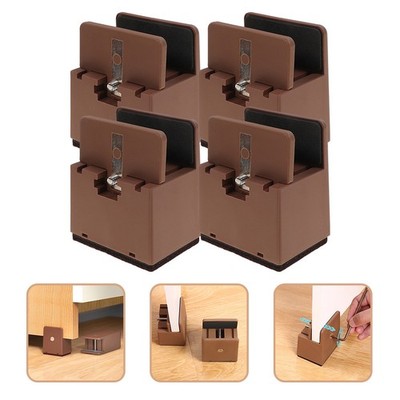  4 Pcs Möbelerhöher Verstellbare Betterhöhungen Möbelbein -Riser Möbelerhöhungen