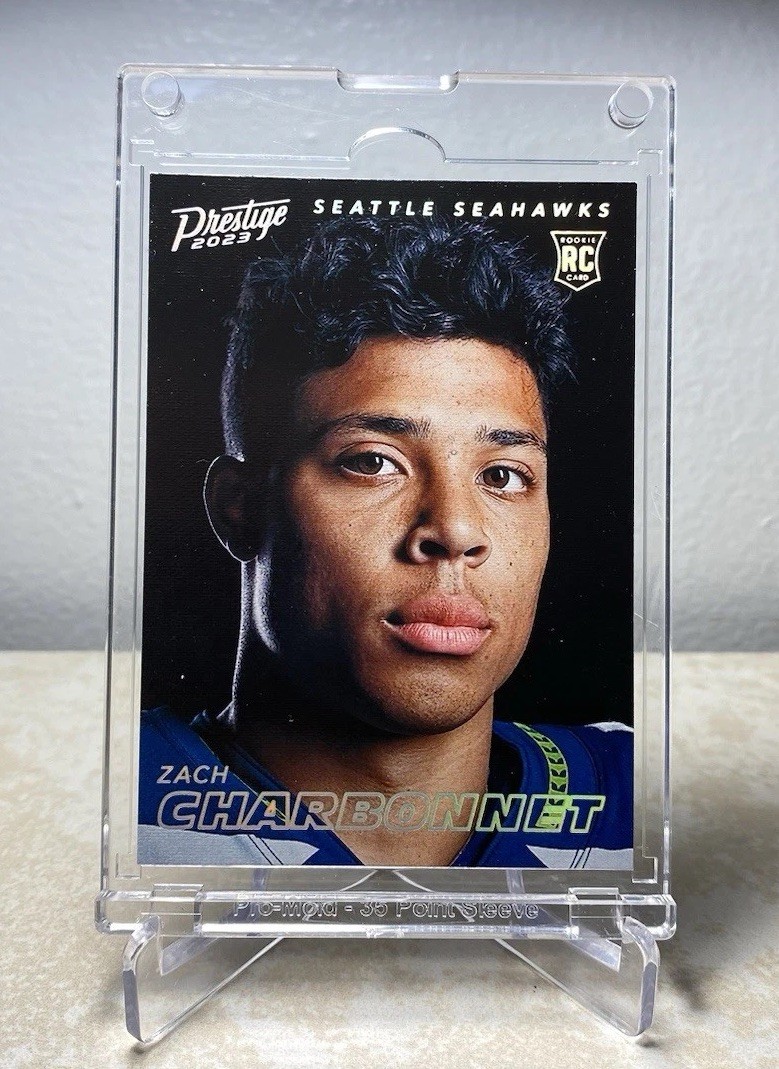 2023 Zach Charbonnet Panini Prestige Rookie Portraits Canvas RC SSP  