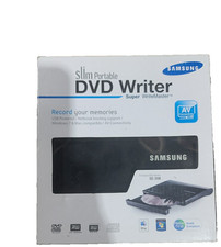 Samsung Slim Portable DVD Writer SE-208 with Cable White