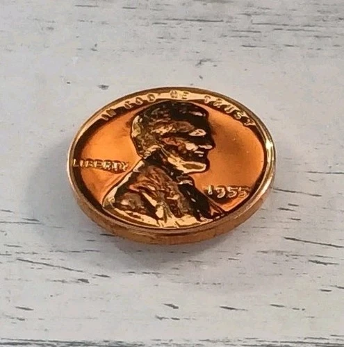 1955-P Proof Lincoln Wheat Cent ~ Free Shipping! #2