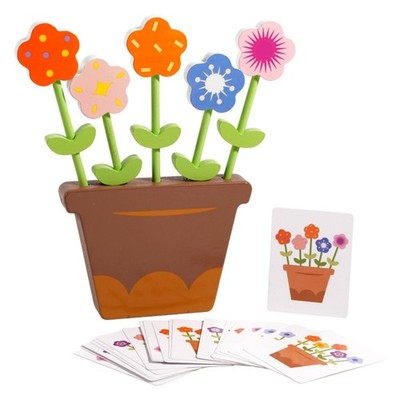 Holz Blumengesteck Spiel Frühes Lernen für Kinder 3+