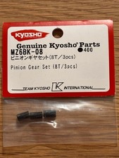 Kyosho Mini-Z Pinion Gear Set MZ6BK-08 8T 3pcs for MR-03 MR-04 RWD New