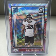 Ruke Orhorhoro #287 Falcons 2024 Donruss Optic Rated Rookie Premium Wave /300