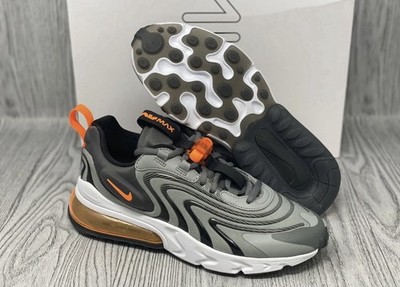Nike Air Max 270 React ENG Iron Grey Total Orange CT1281-002 - Men's Size 9