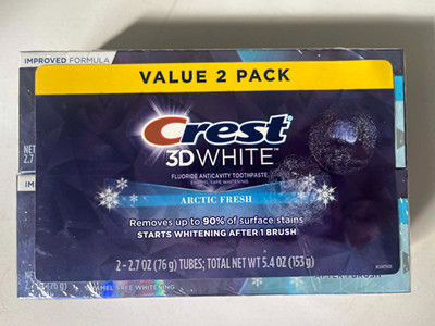 Crest 3D White Artic Fresh  Advanced  3.5oz Lot of 2